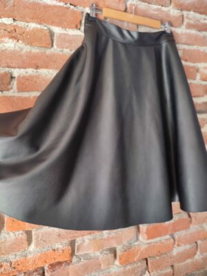 black echo leather skirt