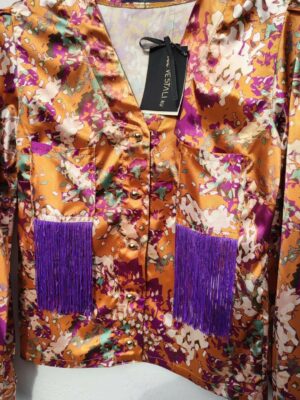 camicia con frange